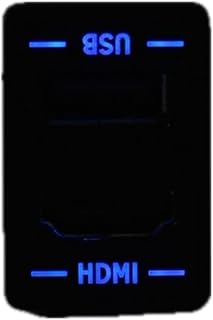 ALPINE Blue LED Lighting Display Audio Built-in USB/HDMI Connection Unit for Toyota Car Accessories Socket with Universal Mounting Panel