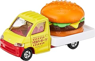 Tomica Toyota Townace Hamburger Car Replica Die-cast Car, Red and Orange