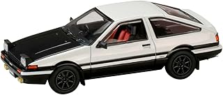 1/64 Toyota Sprinter Torreno GT APEX (AE86) JDM Style Carbon Hood White/Black