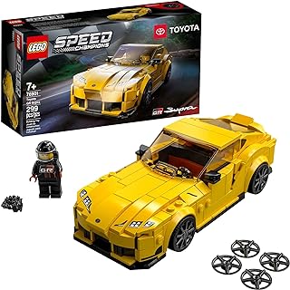 LEGO Speed Champions Toyota GR Supra 76901 Toy Car Building Toy; Racing Car Toy for Kids; New 2021 (299 Pieces)