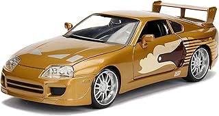 Jada 2 Fast 2 Furious Slap Jack's Toyota Supra Die-Cast Collectible Toy Vehicle Car, Gold with Decals, 1: 24 Scale, Copper