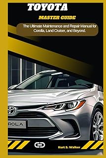 TOYOTA MASTER GUIDE: The Ultimate Maintenance and Repair Manual for Corolla, Land Cruiser, and Beyond.