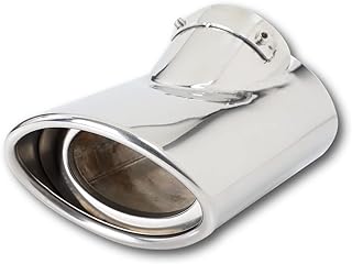 YOURS 200 Series HiAce Compatible Muffler Cutter, 1 Piece, HIACE Fall Prevention, Stainless Steel, Plated, Custom Parts, Accessories, Dress Up, Toyota Y501-034 [2] S