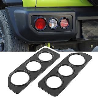 Tail Light Cover Rear Taillight Guards Lamp Protector for Suzuki Jimny JB64 JB74 2019 2020 2021 2022 2023 2024 Exterior Accessories (Black)