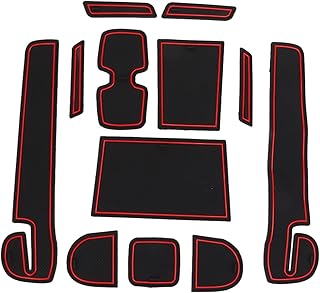 12PCS Center Console Liner Mats Central Console Liner Mats Set Odorless Flexible Door Cup Holder Trim Replacement for Suzuki Swift 2018-2020