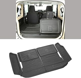 IA810 Suzuki Jimny JB64 JB74 Waterproof Luggage Mat, Trunk Mat, Cargo Tray, Black