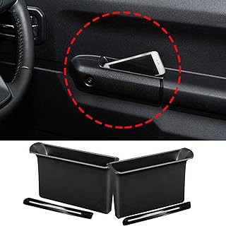 for Suzuki Jimny JB64 JB74W 2019 2020 2021 2022 2023 2024 Accessories Front Row Door Side Storage Box Handle Pocket Armrest Phone Container Black