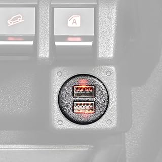 Car Specific Product for Suzuki Jimny & Jimny Sierra (JB64/JB74) USB Type A Power Port + Data Communication Port IMP222 Reversible Auto Identification Genuine Color LED Dedicated Design
