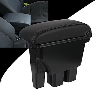 Double Layer Armrest Box for Suzuki Jimny 2019 2020 2021 2022 Car Interior Storage Center Console with 3 USB Port