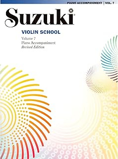 Suzuki Violin School Piano Acc. Volume 7 Book