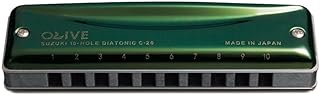 OLIVE C-20 10 Hole Harmonica B-Style