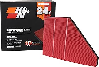 K&N Engine Air Filter: High Performance, Premium, Washable, Replacement Filter: 2012-2019 Volkswagen/Audi/Seat/Skoda Compact 1.6/1.8/2.0 L, 33-3005